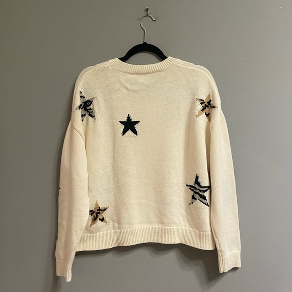 Rails Cream Star Pattern Sweater - Picture 5 of 14